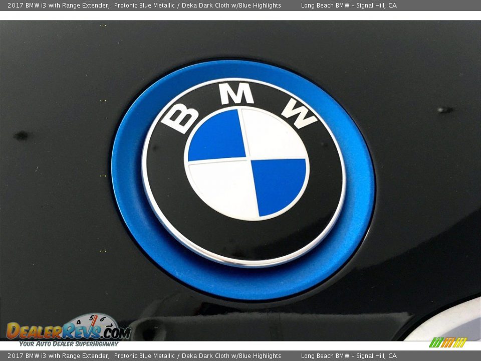 2017 BMW i3 with Range Extender Protonic Blue Metallic / Deka Dark Cloth w/Blue Highlights Photo #33