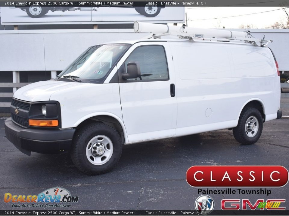 2014 Chevrolet Express 2500 Cargo WT Summit White / Medium Pewter Photo #1