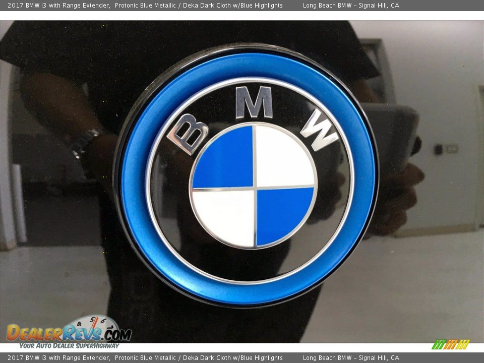 2017 BMW i3 with Range Extender Protonic Blue Metallic / Deka Dark Cloth w/Blue Highlights Photo #34