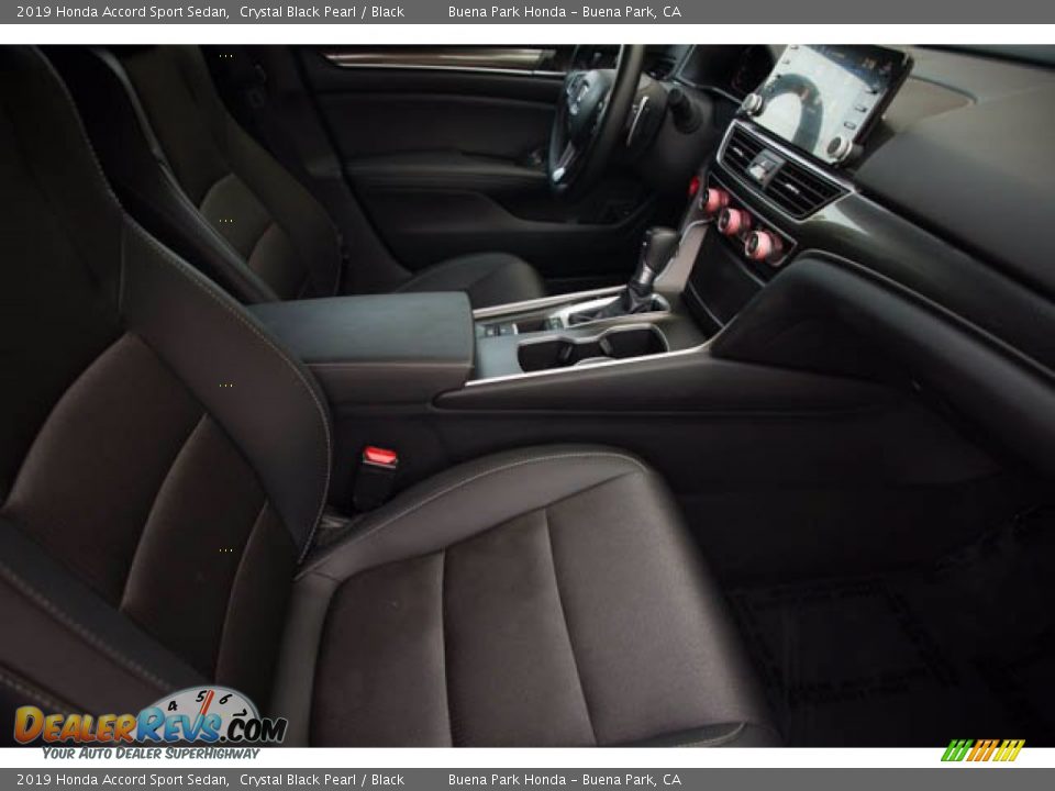 2019 Honda Accord Sport Sedan Crystal Black Pearl / Black Photo #23