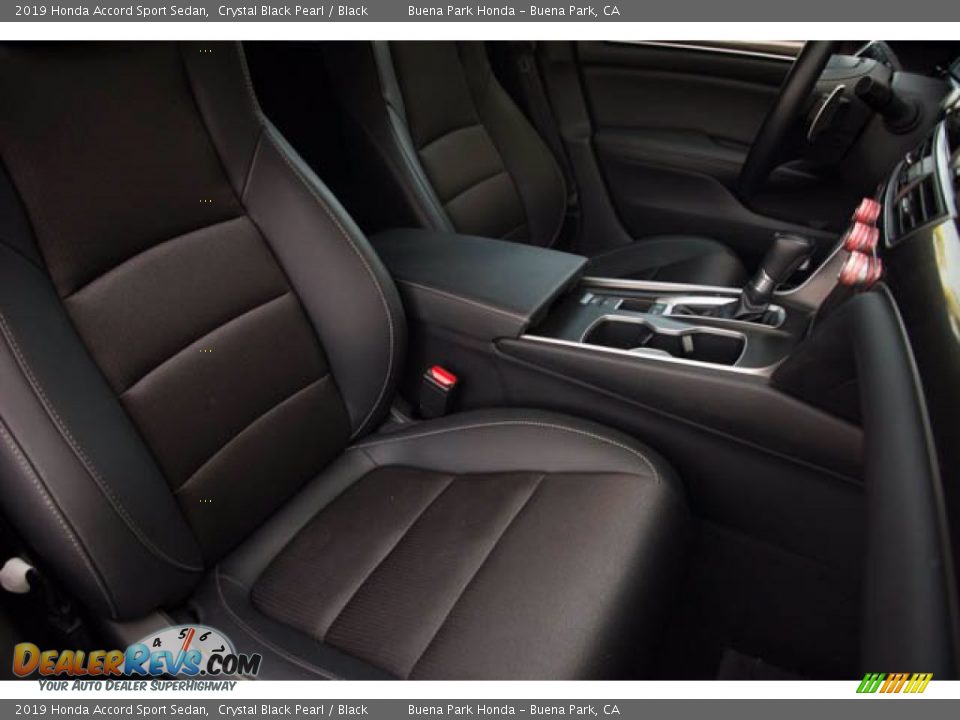 2019 Honda Accord Sport Sedan Crystal Black Pearl / Black Photo #24