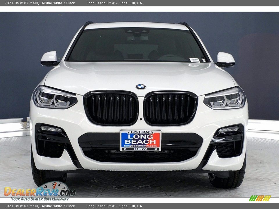 2021 BMW X3 M40i Alpine White / Black Photo #2