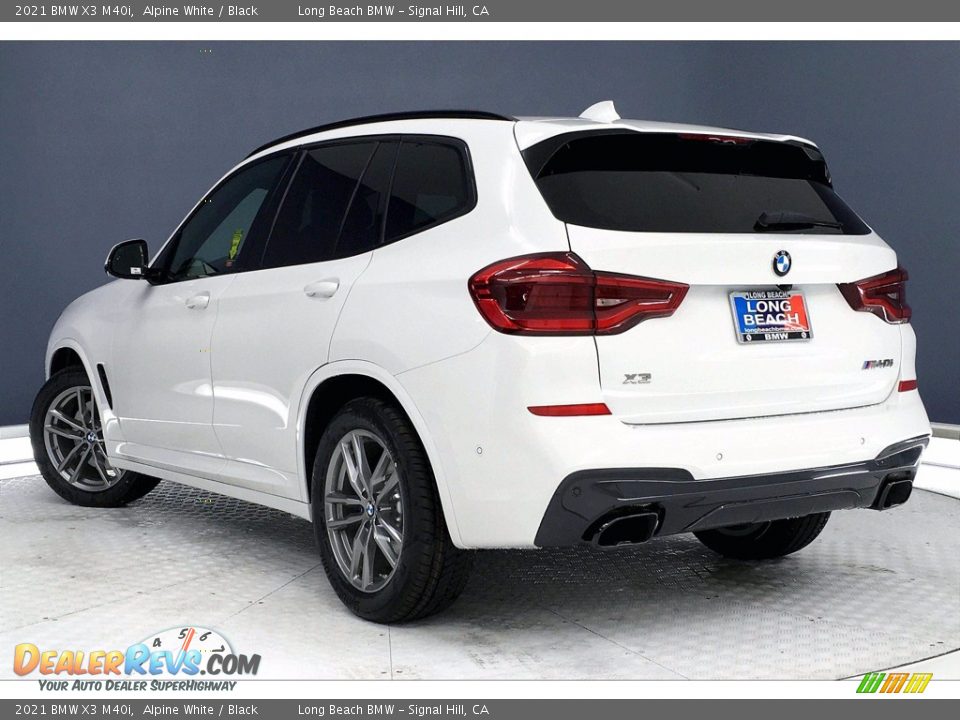2021 BMW X3 M40i Alpine White / Black Photo #3