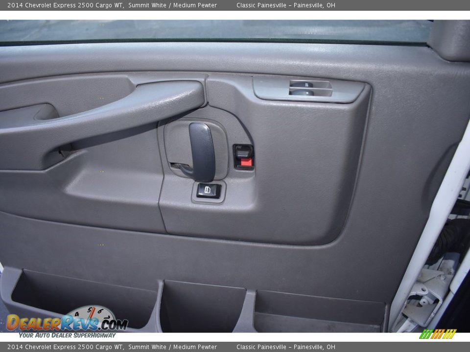 2014 Chevrolet Express 2500 Cargo WT Summit White / Medium Pewter Photo #10