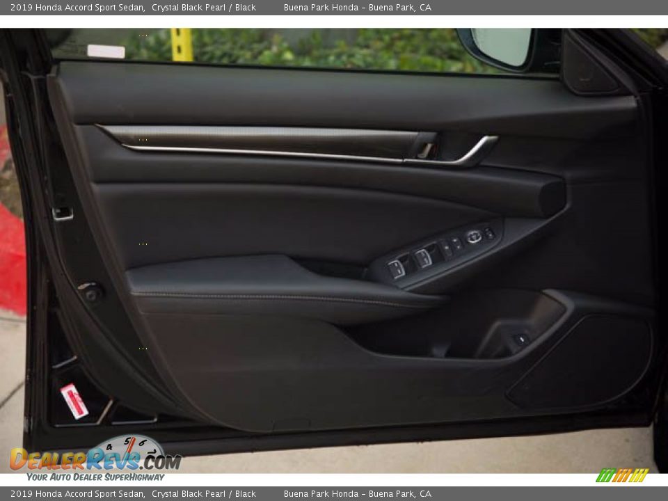 2019 Honda Accord Sport Sedan Crystal Black Pearl / Black Photo #28