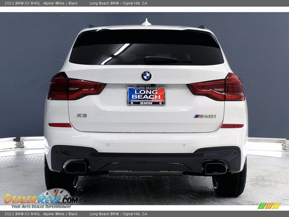 2021 BMW X3 M40i Alpine White / Black Photo #4