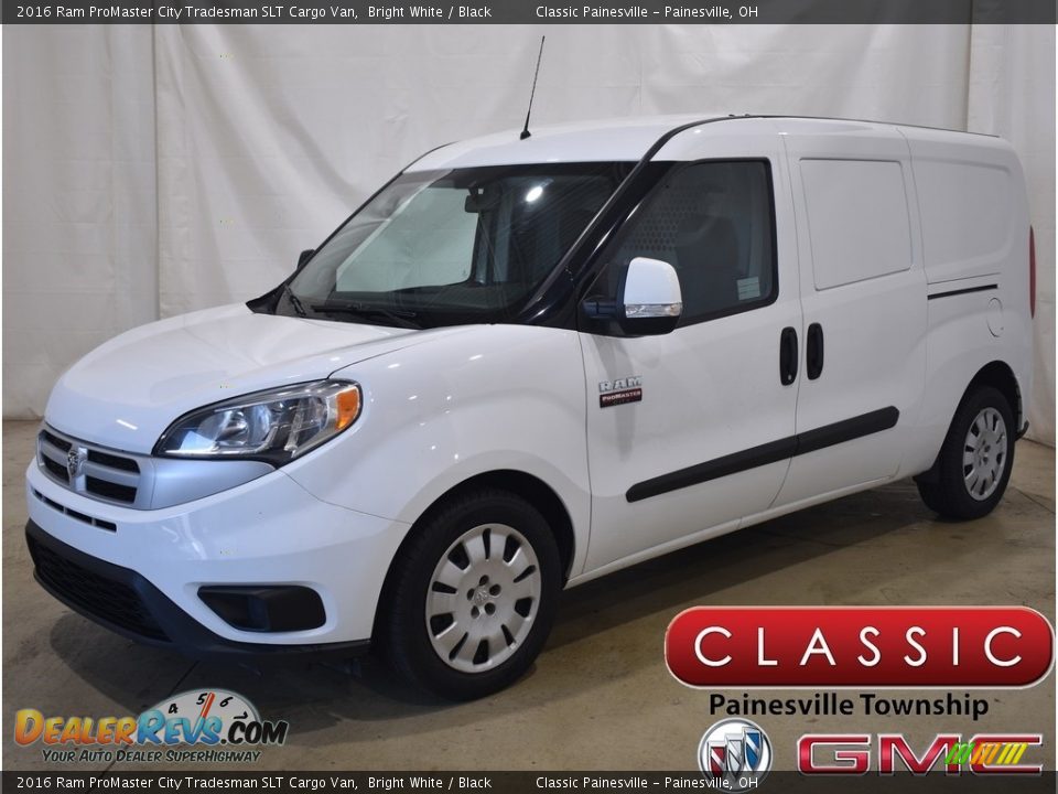 2016 Ram ProMaster City Tradesman SLT Cargo Van Bright White / Black Photo #1