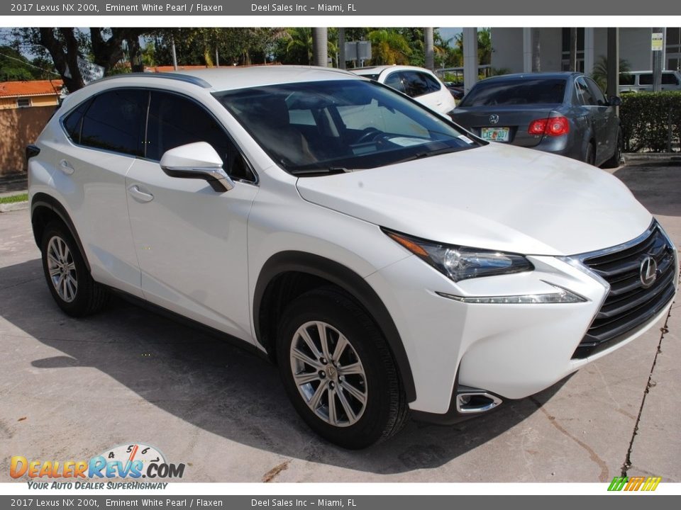 2017 Lexus NX 200t Eminent White Pearl / Flaxen Photo #2