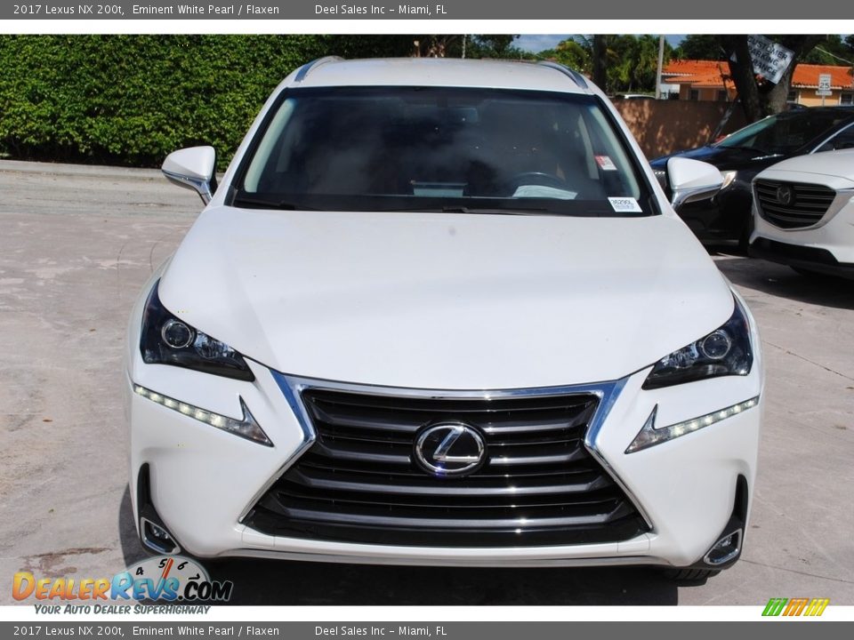 2017 Lexus NX 200t Eminent White Pearl / Flaxen Photo #3