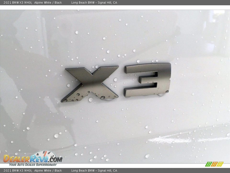 2021 BMW X3 M40i Alpine White / Black Photo #16