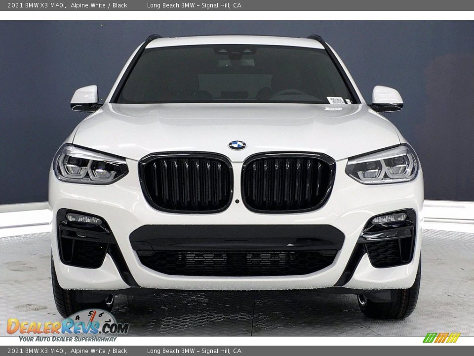 2021 BMW X3 M40i Alpine White / Black Photo #2