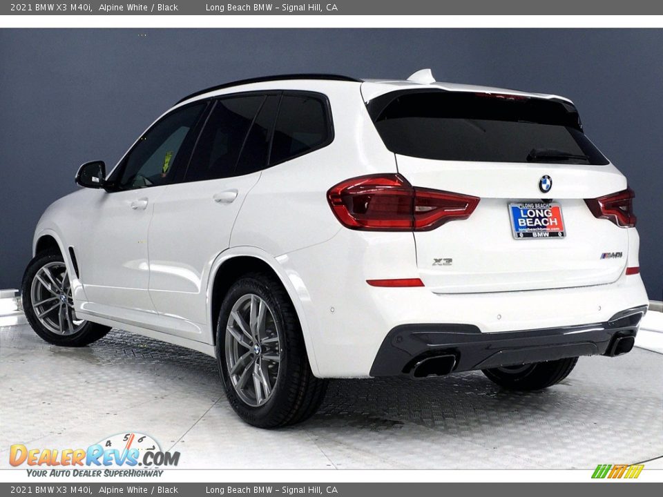 2021 BMW X3 M40i Alpine White / Black Photo #3
