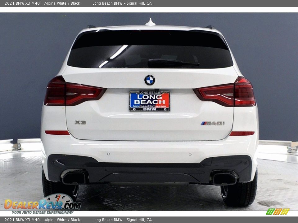 2021 BMW X3 M40i Alpine White / Black Photo #4