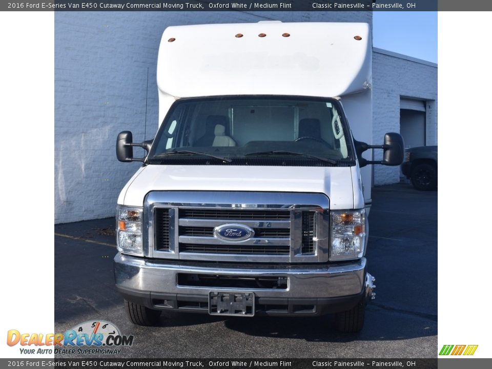 2016 Ford E-Series Van E450 Cutaway Commercial Moving Truck Oxford White / Medium Flint Photo #4