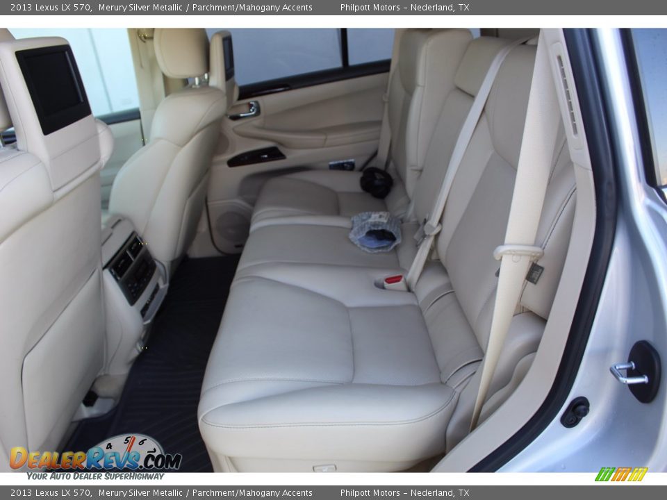 2013 Lexus LX 570 Merury Silver Metallic / Parchment/Mahogany Accents Photo #20
