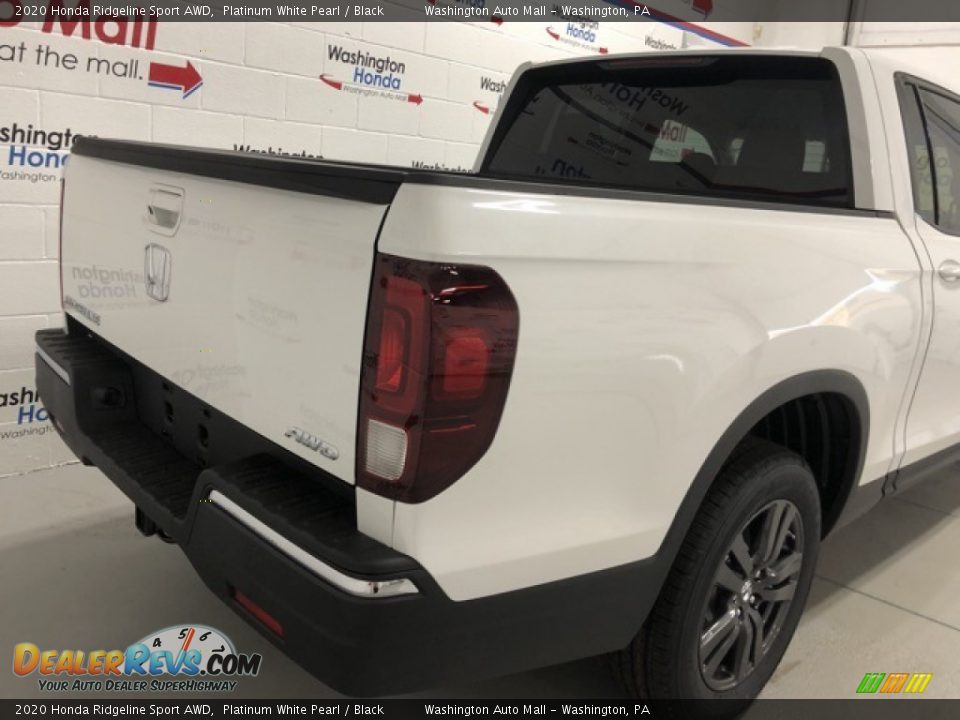 2020 Honda Ridgeline Sport AWD Platinum White Pearl / Black Photo #3