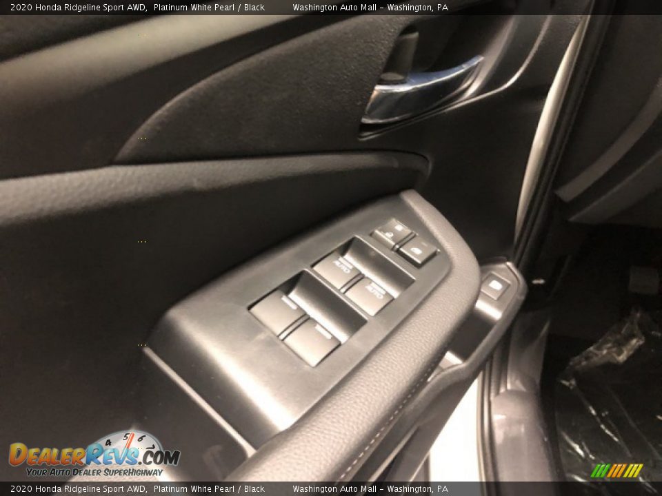 2020 Honda Ridgeline Sport AWD Platinum White Pearl / Black Photo #8