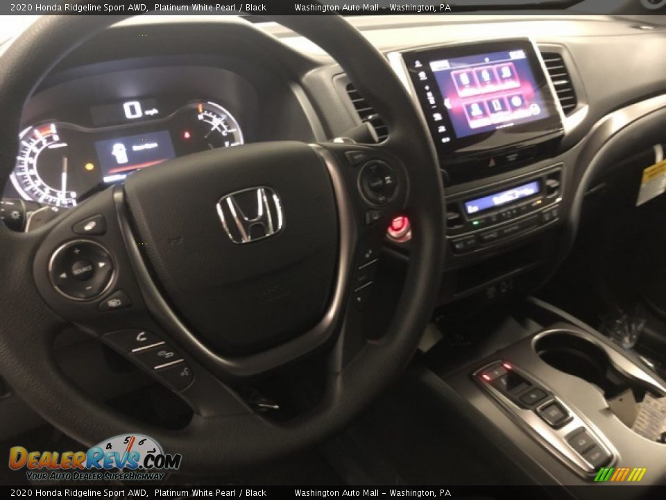 2020 Honda Ridgeline Sport AWD Platinum White Pearl / Black Photo #10