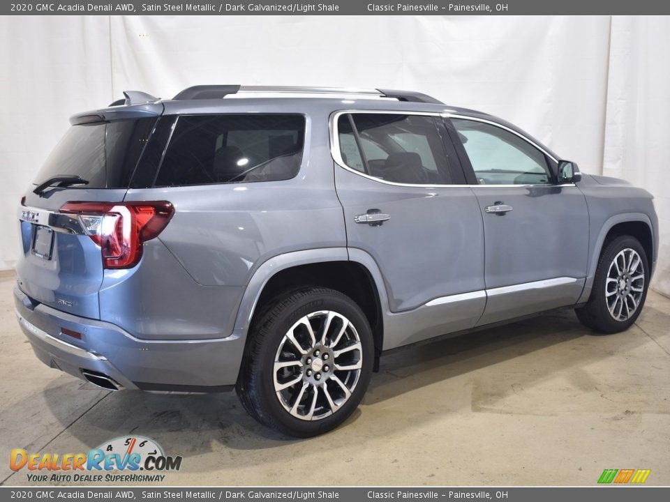 2020 GMC Acadia Denali AWD Satin Steel Metallic / Dark Galvanized/Light Shale Photo #2