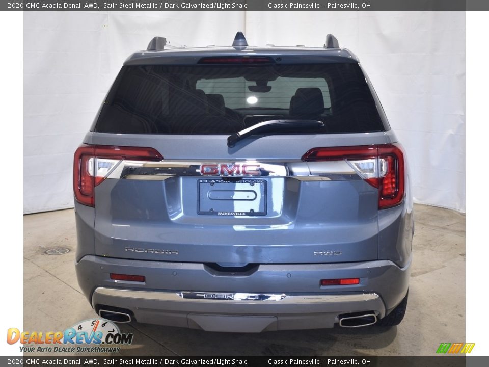 2020 GMC Acadia Denali AWD Satin Steel Metallic / Dark Galvanized/Light Shale Photo #3