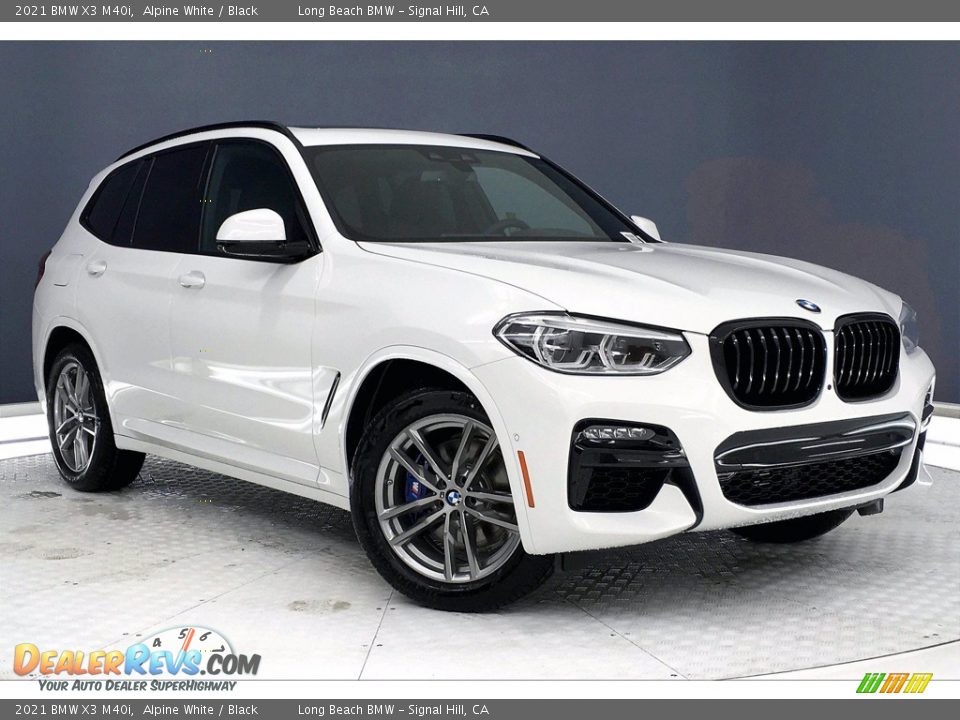 2021 BMW X3 M40i Alpine White / Black Photo #19