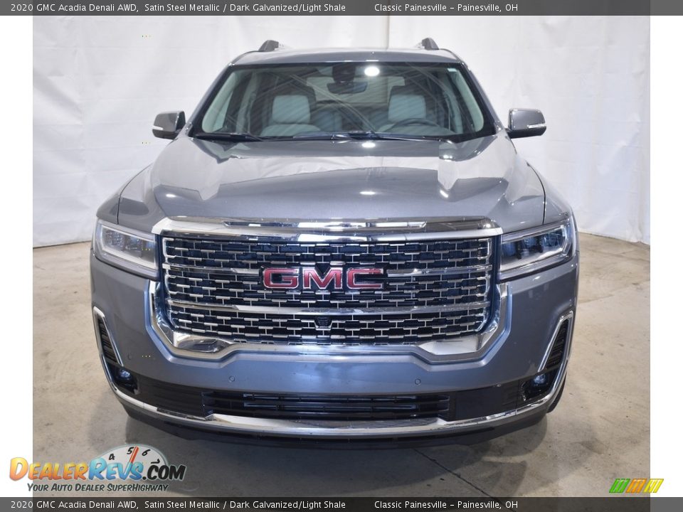 2020 GMC Acadia Denali AWD Satin Steel Metallic / Dark Galvanized/Light Shale Photo #4