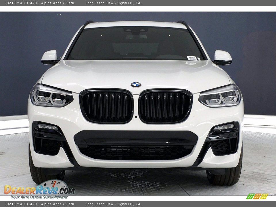 2021 BMW X3 M40i Alpine White / Black Photo #2