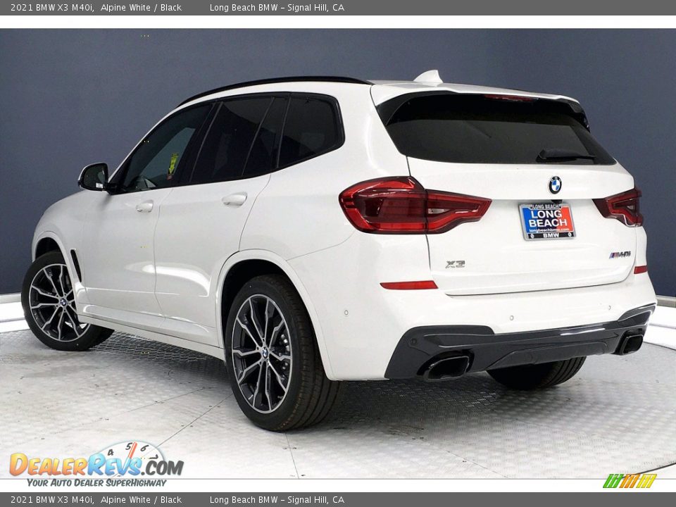 2021 BMW X3 M40i Alpine White / Black Photo #3