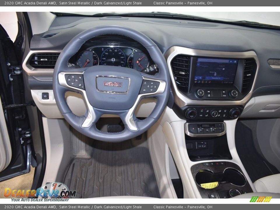 2020 GMC Acadia Denali AWD Satin Steel Metallic / Dark Galvanized/Light Shale Photo #13