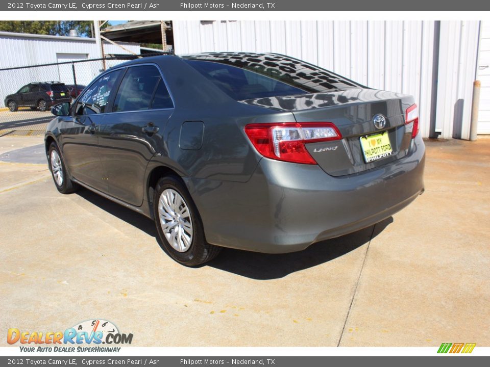 2012 Toyota Camry LE Cypress Green Pearl / Ash Photo #6