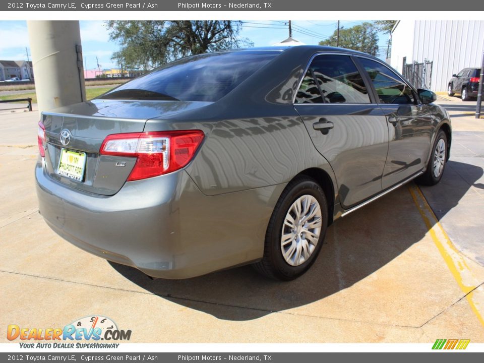 2012 Toyota Camry LE Cypress Green Pearl / Ash Photo #8