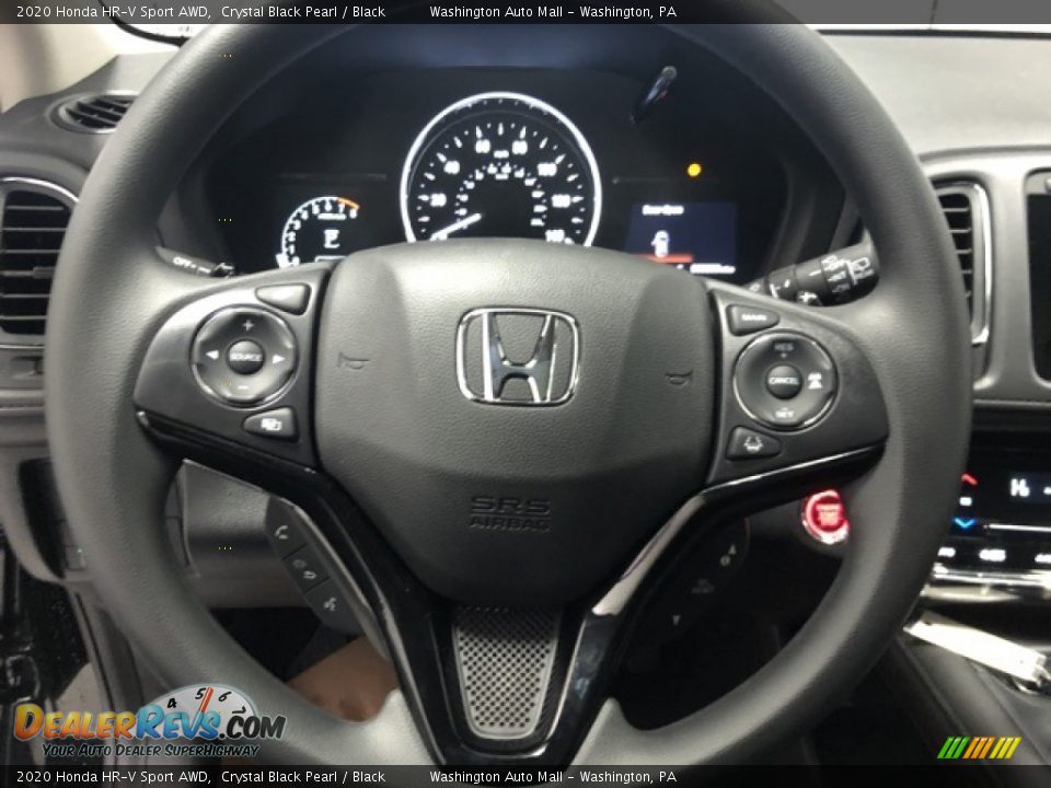 2020 Honda HR-V Sport AWD Crystal Black Pearl / Black Photo #11