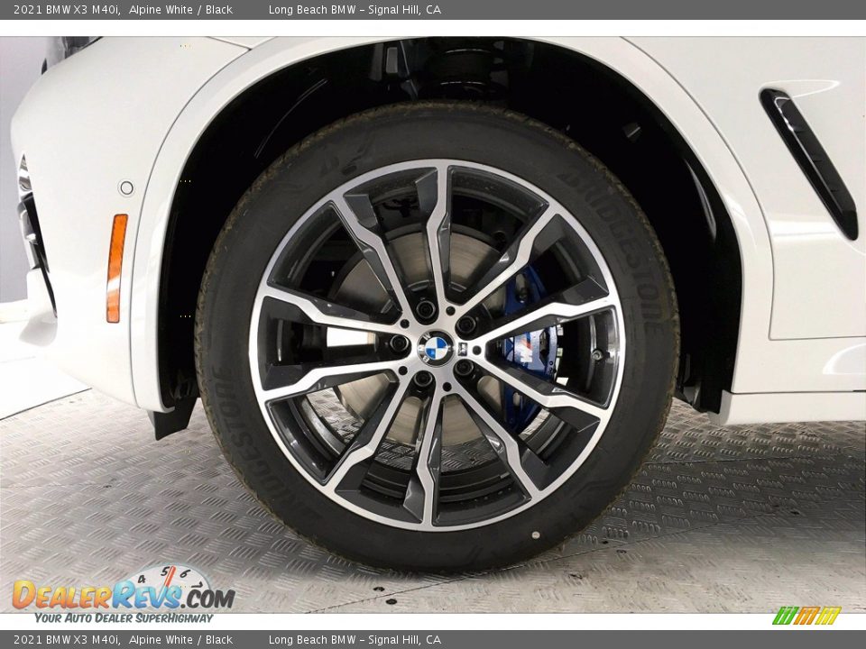 2021 BMW X3 M40i Alpine White / Black Photo #12