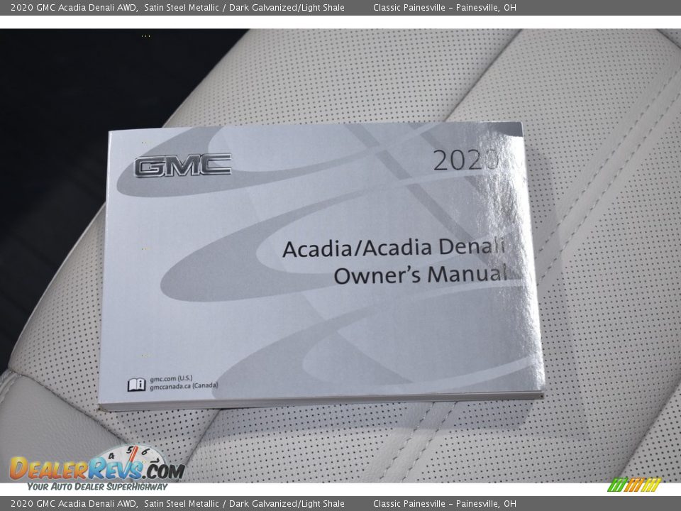 2020 GMC Acadia Denali AWD Satin Steel Metallic / Dark Galvanized/Light Shale Photo #19