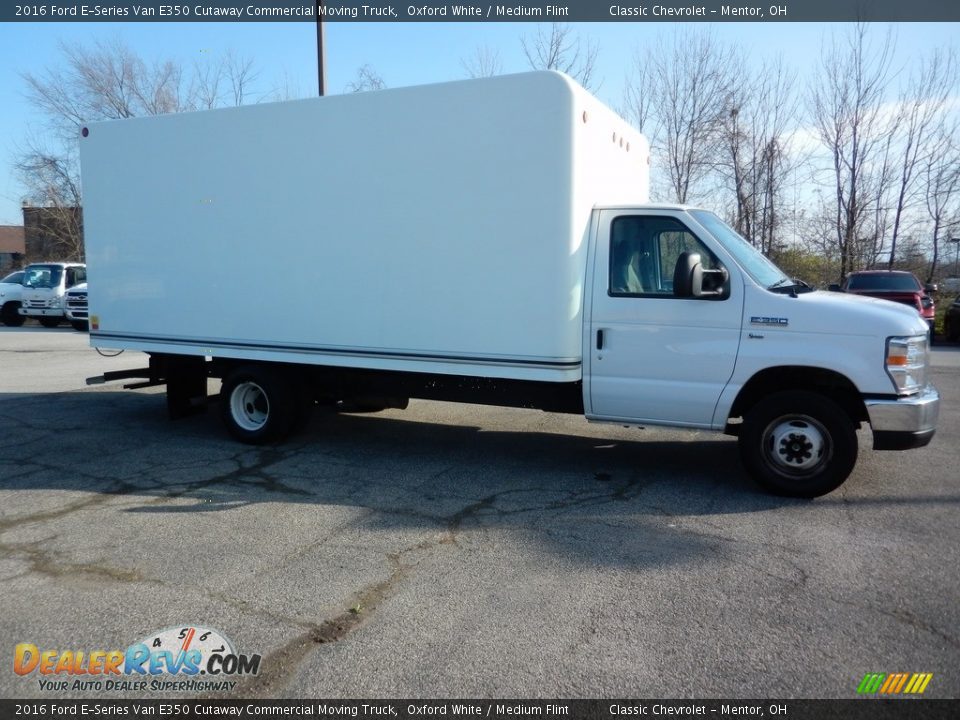 2016 Ford E-Series Van E350 Cutaway Commercial Moving Truck Oxford White / Medium Flint Photo #3