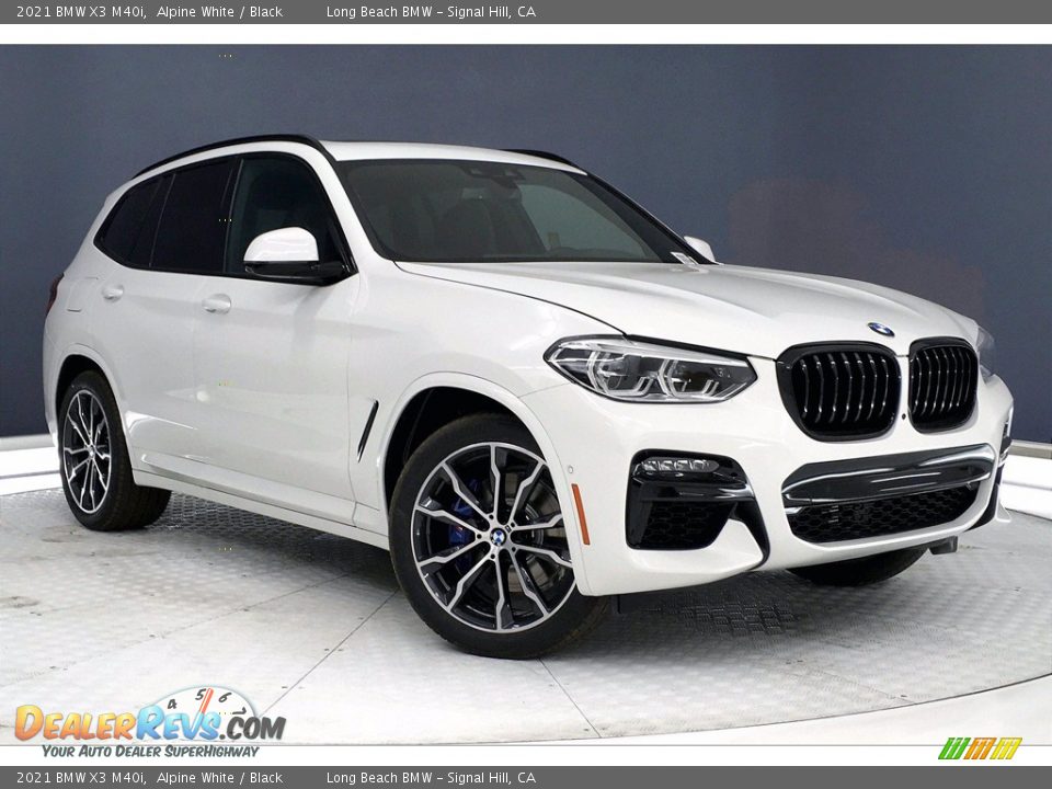 2021 BMW X3 M40i Alpine White / Black Photo #19