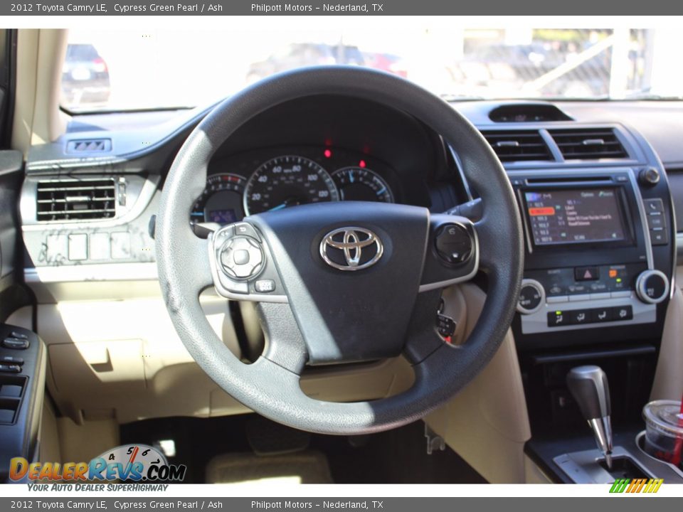 2012 Toyota Camry LE Cypress Green Pearl / Ash Photo #20