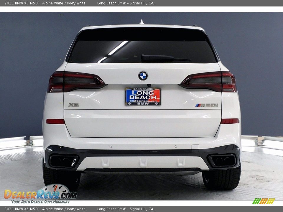 2021 BMW X5 M50i Alpine White / Ivory White Photo #4