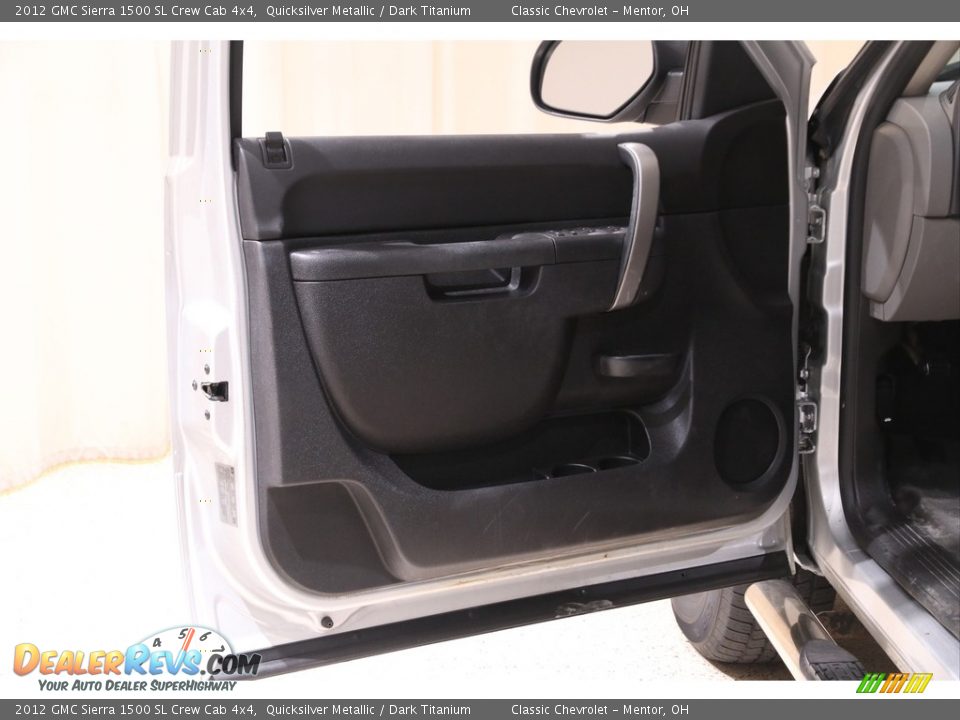 2012 GMC Sierra 1500 SL Crew Cab 4x4 Quicksilver Metallic / Dark Titanium Photo #4