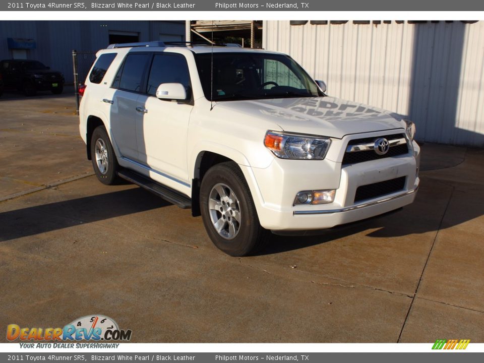 2011 Toyota 4Runner SR5 Blizzard White Pearl / Black Leather Photo #2