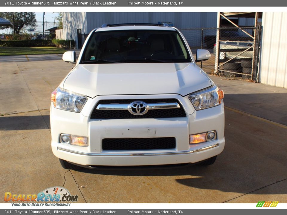 2011 Toyota 4Runner SR5 Blizzard White Pearl / Black Leather Photo #3