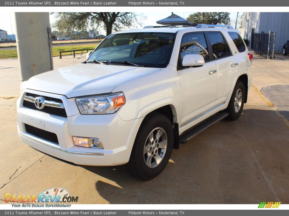 2011 Toyota 4Runner SR5 Blizzard White Pearl / Black Leather Photo #4