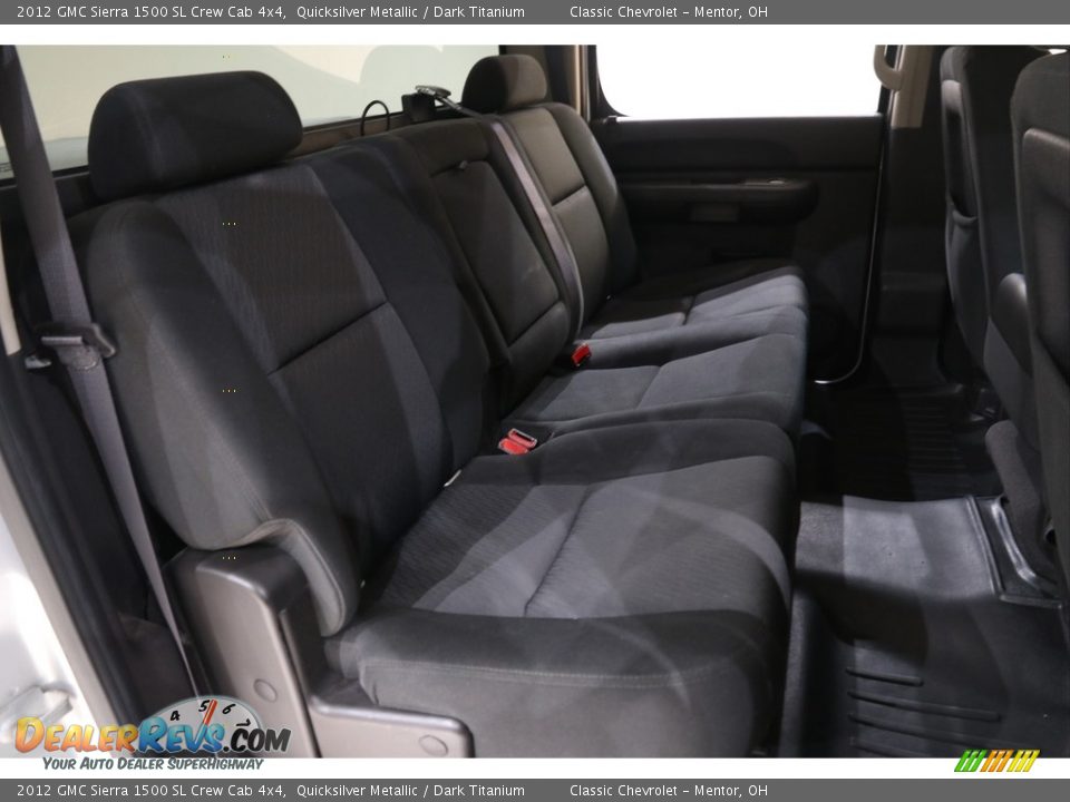 2012 GMC Sierra 1500 SL Crew Cab 4x4 Quicksilver Metallic / Dark Titanium Photo #13