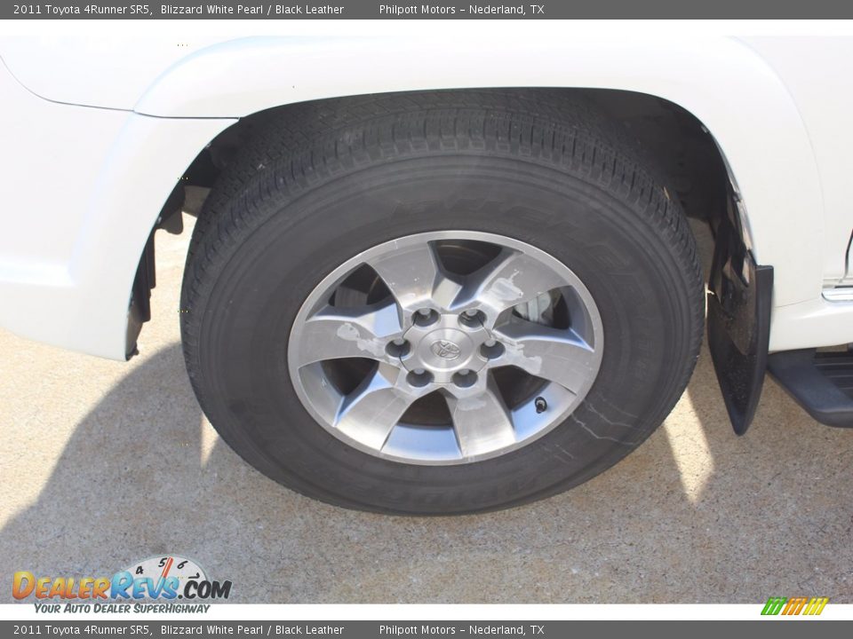 2011 Toyota 4Runner SR5 Blizzard White Pearl / Black Leather Photo #5