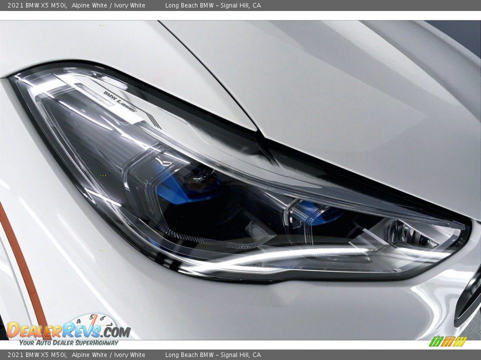 2021 BMW X5 M50i Alpine White / Ivory White Photo #14
