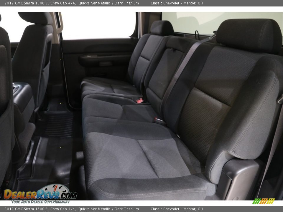 2012 GMC Sierra 1500 SL Crew Cab 4x4 Quicksilver Metallic / Dark Titanium Photo #14