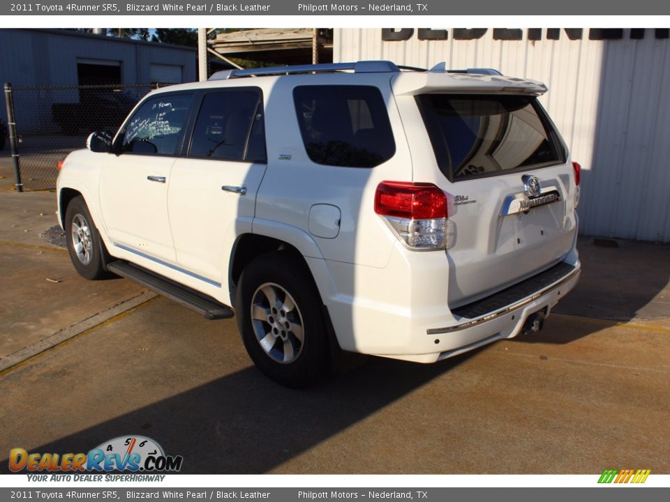 2011 Toyota 4Runner SR5 Blizzard White Pearl / Black Leather Photo #6