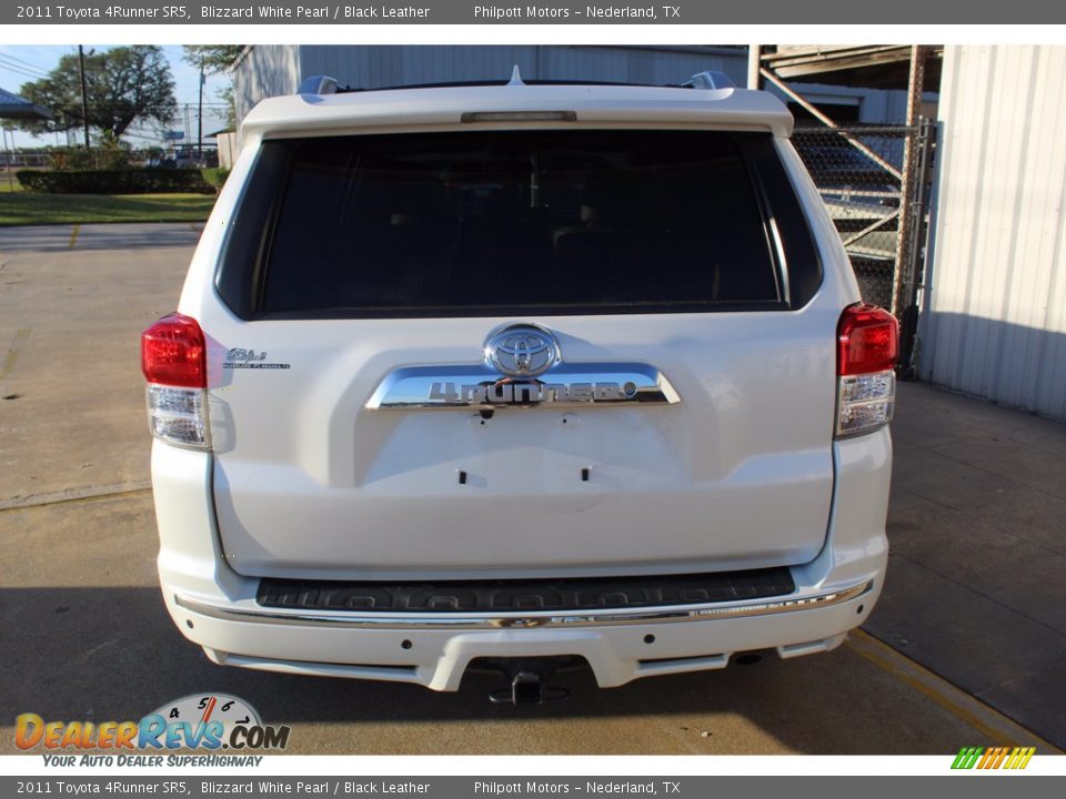 2011 Toyota 4Runner SR5 Blizzard White Pearl / Black Leather Photo #7