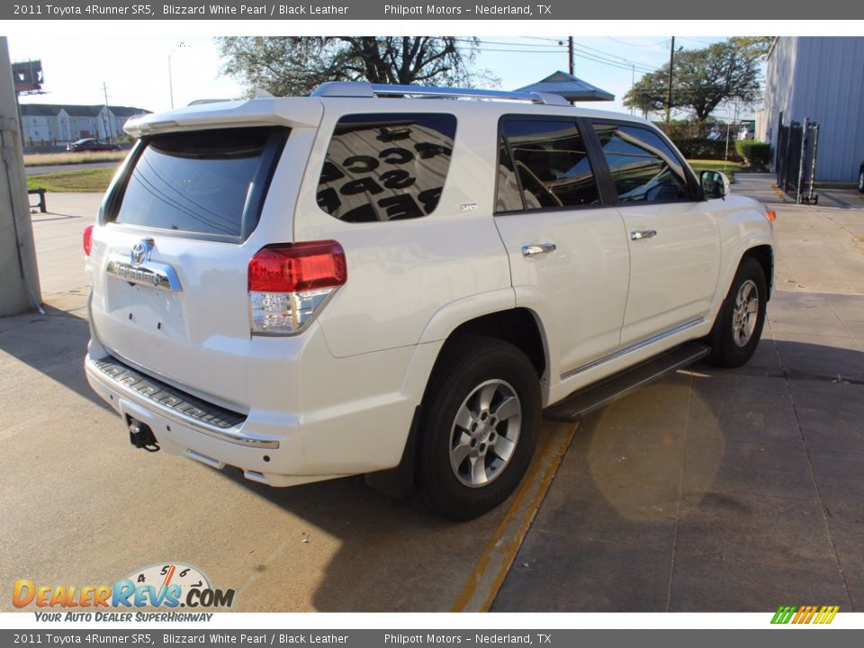 2011 Toyota 4Runner SR5 Blizzard White Pearl / Black Leather Photo #8