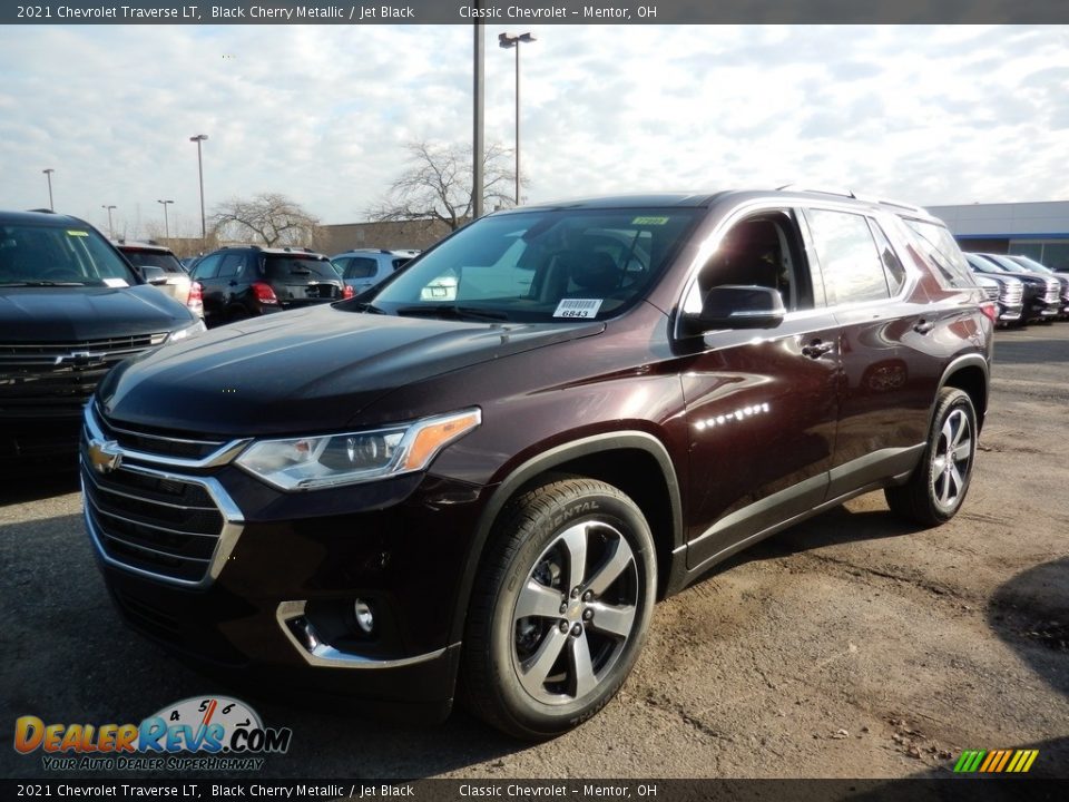 2021 Chevrolet Traverse LT Black Cherry Metallic / Jet Black Photo #1